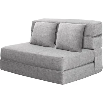 Ленивый диван Гостиная Королевский размер Моющийся чехол из пены с эффектом памяти Складной диван-кровать Светло-серый диван Мебель для гостиной Диваны