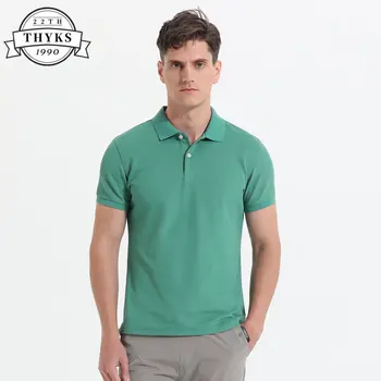 летние мужские рубашки-поло хлопковые дышащие однотонные повседневные простые тонкие с коротким рукавом рабочая одежда топы модные спортивные блузки для гольфа унисекс