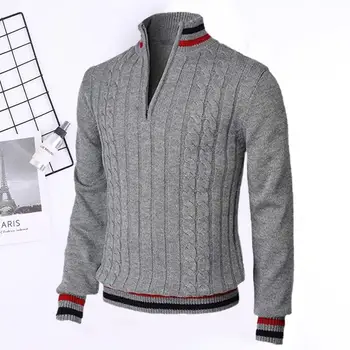  Морозостойкий эластичный мужской свитер с цветной стежкой Twist Свитер Джемпер для улицы