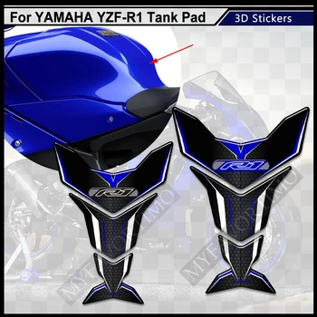 Мотоцикл для YAMAHA YZF-R1 YZF R1 YZFR1 Протектор 3D Наклейки Наклейки Эмблема Значок Логотип Газ Мазут Комплект Колено Бак Накладка