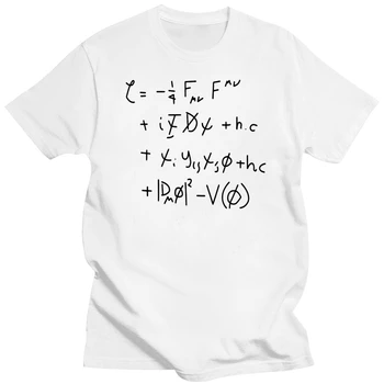 Мужская стандартная модель Математическое уравнение Забавная футболка Топ Летняя мода Уличная футболка Хлопок Футболка с коротким рукавом homme
