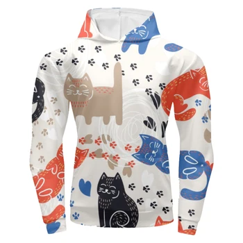 Мужской пуловер с капюшоном толстовка 3D-печатный для взрослых графический свитер с капюшоном верхняя одежда спортивные толстовки для бега пуловер(22203)