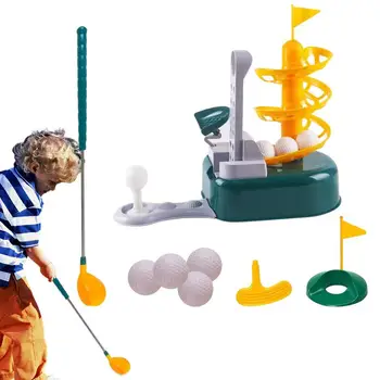 Набор для гольфа для детей Портативные клюшки для гольфа для малышей Оборудование для обучения гольфу Развивающие игрушки для гольфа Многофункциональные виды спорта на открытом воздухе