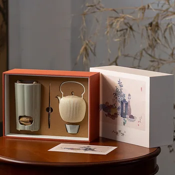  Набор для заваривания чая в доменной печи Керамический чайник Чайник Чайник Набор для чая Подарочная коробка