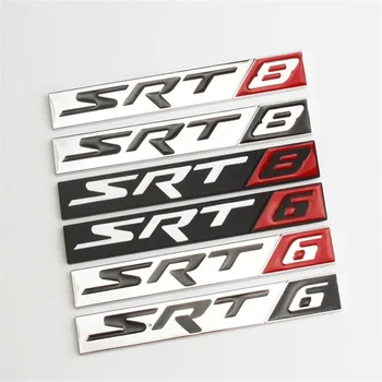  Наклейка на значок багажника автомобиля для Dodge SRT8 SRT6 SRT10 Logo Charger Hellcat Magnum Задняя эмблема кузова Буквы Наклейка Аксессуары