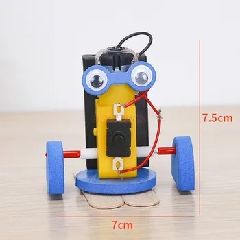 Научный эксперимент ходячий робот студент наука и техника малая производственная механика diy собственноручно придуманное домашнее задание