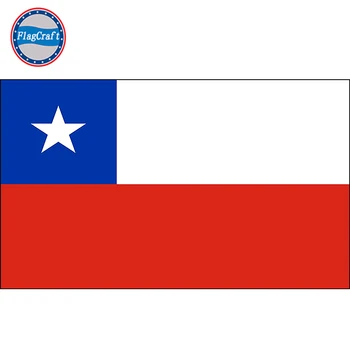 Национальный флаг Республики Чили Пользовательский флаг для украшения дома 100D полиэстеровая печать с обеих сторон спина к спине