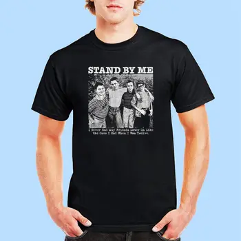 Новая культовая классическая черная футболка 80-х годов Stand By Me размера S 2XL