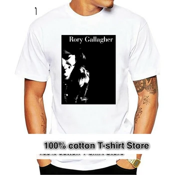 Новая мужская черная футболка Rory Gallagher Blues Rock Musician Размер от S до 3XL Футболка Стиль Круглый