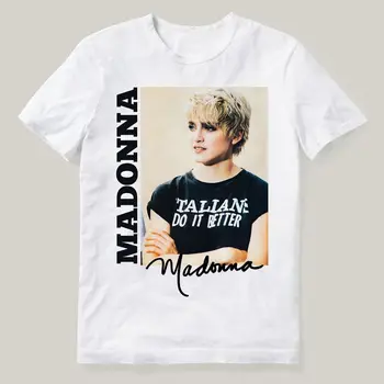 Новая популярная итальянская рубашка Мадонны Do It Better Новая черная рубашка S-234XL H121 с длинными рукавами