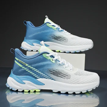 Новинка 2023 года Мужские кроссовки Дышащая спортивная обувь на открытом воздухе Легкие кроссовки для мужчин Удобная спортивная обувь для тренировок