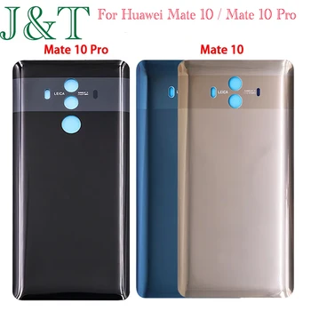 Новинка для Huawei Mate 10 / Mate 10 Pro Задняя крышка аккумулятора 3D стеклянная панель Mate10 Задняя дверь Корпус аккумулятора Чехол Клей Заменить