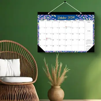 Новогодний календарь Настенные календари на 2024 год с ремешком Прочные ежемесячные планировщики Списки дел Новогодние подарки для организации