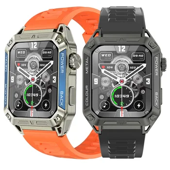  Новые умные мужские часы GPS Bluetooth Call Health Monitoring Smartwatch IP67 Водонепроницаемые Несколько спортивных режимов Часы на открытом воздухе