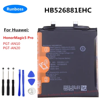 Новый высококачественный аккумулятор HB526881EHC 5450 мАч для оригинальных аккумуляторов для мобильных телефонов Huawei Honor Magic 5 Pro PGT-AN10 PGT-AN20