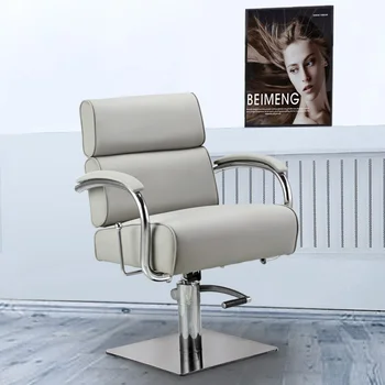 Оборудование для парикмахерской Парикмахерские кресла Поворотные регулируемые комфортные роскошные парикмахерские кресла Парикмахерская Комфорт Мебель Sillas QF50BC