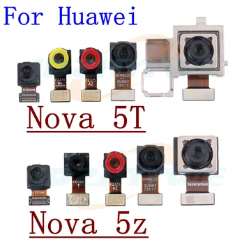  Оригинальный протестированный задний большой модуль задней основной камеры для Huawei Nova 5T 5z Nova5T Nova5z Маленькая передняя камера Flex Кабель