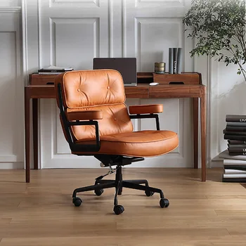 Офисная мебель Итальянский минималистичный офисный стул, современный компьютерный стул, настольный стул, офисный вращающийся стул
