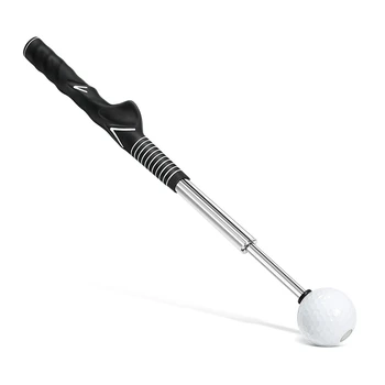 Палка для разминки для гольфа Металлический тренажер для свинга для гольфа Тренировочное пособие для свинга для гибкости, темпа и силы Палка для разминки для гольфа