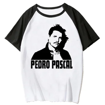 Педро Паскаль футболка женские футболки Y2K девушка харадзюку одежда