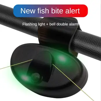 Портативные сигнализаторы для рыбалки со светодиодной подсветкой, громкой сиреной, дневным/ночным индикатором - сигнализатор поклевки карпа для удилища - батарея в комплекте