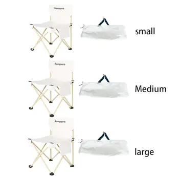 Походный стул Открытый стул для кемпинга Компактные портативные складные стулья Упаковываемые