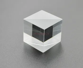 Преподавание физики Светоделительная призма 30*30*30мм полуотражающая полупрозрачная призма 1:1 Материал кубической призмы Клееная призма