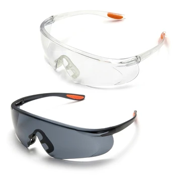 Прозрачные защитные очки для мужчин и женщин; Легкие рабочие очки, устойчивые к царапинам защитные очки против запотевания Прямая поставка