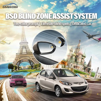 Радар миллиметрового диапазона Система обнаружения слепых зон BSD BSA BSM Мониторинг смены полосы движения Парковка с помощью помощи при парковке для Mazda Mazda2 2007-2012