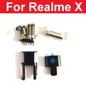  Рама объектива фронтальной камеры Moto для realme X Front Lift Cover Frame Объектив Передний подъемный вибратор Гибкий кабель для Oppo K3 Запасные части