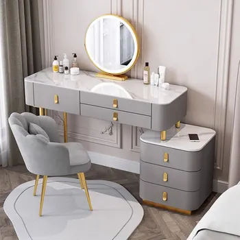 Роскошный органайзер Туалетный столик Kawaii Study Mirror Туалетный столик Отель High End Coiffeuse De Chambre Мебель для спальни