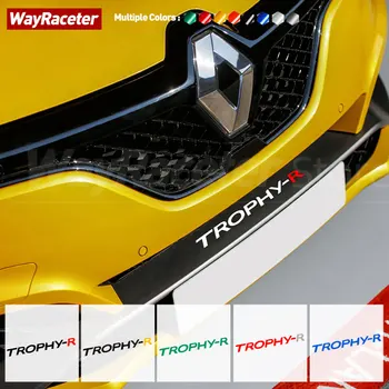  Светоотражающая графика Виниловая наклейка на кузов задний R.S. Trophy-R Style Автомобильная наклейка на передний бампер для аксессуаров Renault Megane RS Clio