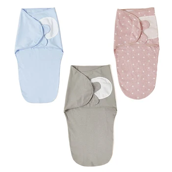 Спальные мешки для новорожденных Пеленания одежды Хлопковое одеяло Спальные мешки для 0-6 месяцев