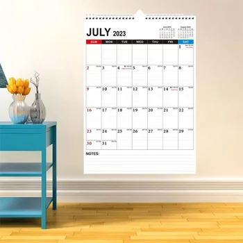 Удобное назначение органайзеров задач Настенный календарь для офисного класса Ежемесячный подвесной календарь Широкое применение